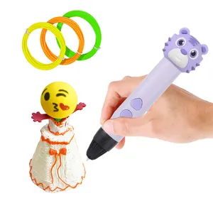 3d打印笔带多丝可调速涂鸦器创意玩具卡通老虎3d儿童笔