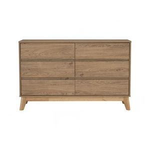 Compact Natural Oak Colour HIRADO 1.2M Sideboard Solid Wood Legs Entryway Buffet for <b>Small</b> Dining Room and Apartment Hallway - Product Image 3