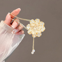 Épingle à cheveux en émail U Accessoires de cheveux de style chinois Bâtons de cheveux traditionnels pour femmes Pinces à cheveux vintage Épingles à cheveux de mariée