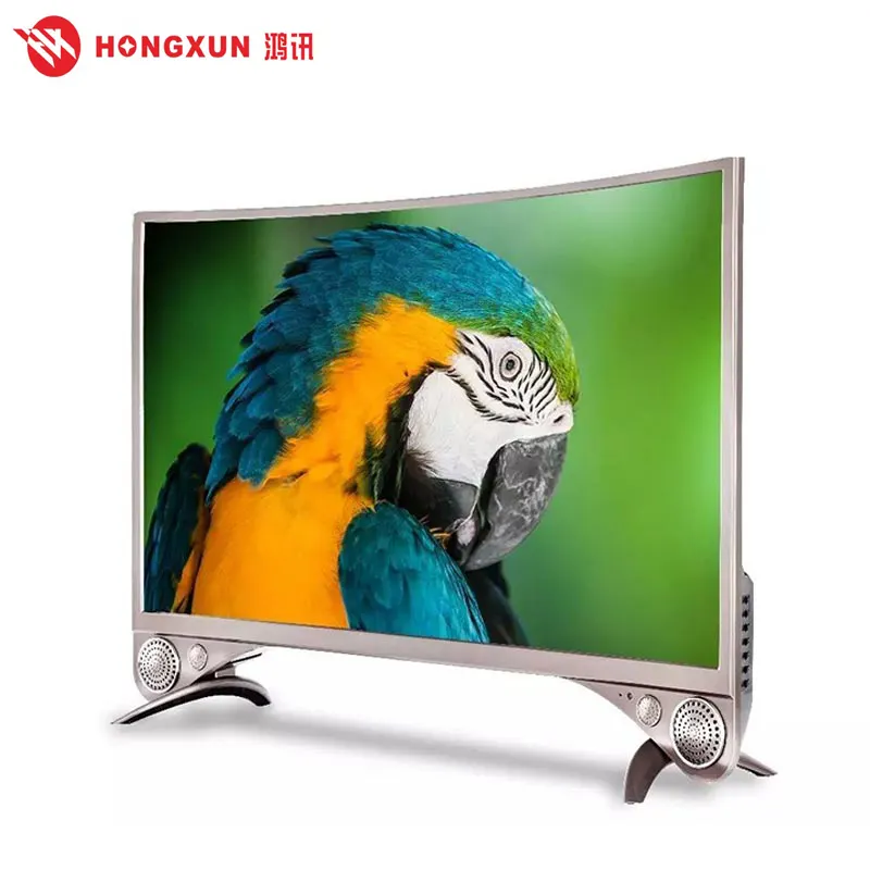 Çin tv fabrikası akıllı 4k uhd tv lcd eğrisi tv 75 inç