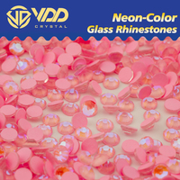 VDD SS6-SS30 néon-couleur verre strass cristal Flatback paillettes Strass pierres pour Nail Art accessoires bricolage artisanat décorations