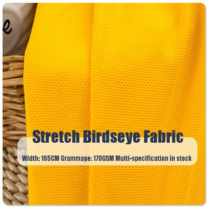 Stock Tricot Polyester/Spandex Stretch Mesh Fabric 170g Léger Respirant Séchage Rapide T-shirt de Sport pour Filles - Product Image 2