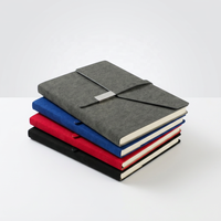 Ensemble cadeau 4 en 1 en cuir PU : carnet, porte-cartes, porte-clés, stylo – Personnalisable avec logo pour entreprises et promotionnels – Vente en gros