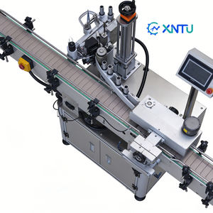 Machine d'étiquetage automatique de table électrique haute vitesse PLC pour bouteilles rondes, flacons et boîtes de conserve avec télécommande haute précision - Product Image 2