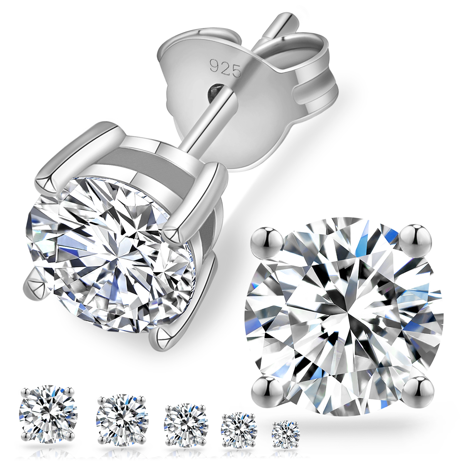 4 Claw Moissanite SL