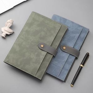 Carnet A5 Haut de Gamme Personnalisable en Cuir PU Simple avec Boucle Élégante pour Lecture Portable et Prise de Notes Professionnelles - Product Image 2