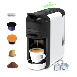 <span class=keywords><strong>Machine</strong></span> à <span class=keywords><strong>Café</strong></span> Professionnelle de Bureau Automatique Multi-Fonction 5 en 1, Compatible Capsules et Dosettes - Product Image 1