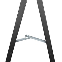 2-pack 24X36" Papan Tanda Trotoar Portabel Berbahan Logam Kuat Model A-Frame, Stand Poster Dua Sisi, Papan Sandwich untuk Iklan