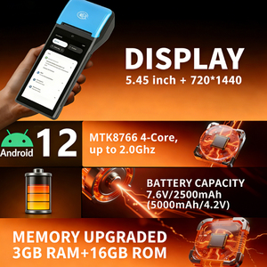 Новая модель OEM: Профессиональный 1D и 2D сканер штрих-кодов, портативный POS-терминал на Android с NFC и <span class=keywords><strong>QR</strong></span>-оплатой, мобильная POS-система для розничной торговли - Product Image 2