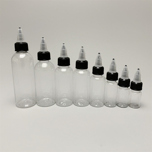 Chai Nhựa Rỗng 120Ml 200Ml 250Ml Bóp Xoắn Màu Đen Chai Keo Nhỏ Giọt Thuốc Cho Tóc Chai Dầu - Product Image 3