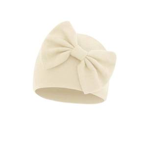 <span class=keywords><strong>Gorro</strong></span> de punto cálido para <span class=keywords><strong>invierno</strong></span> con lazo, <span class=keywords><strong>gorro</strong></span> de color liso para recién nacidos de 0 a 6 meses - Product Image 2