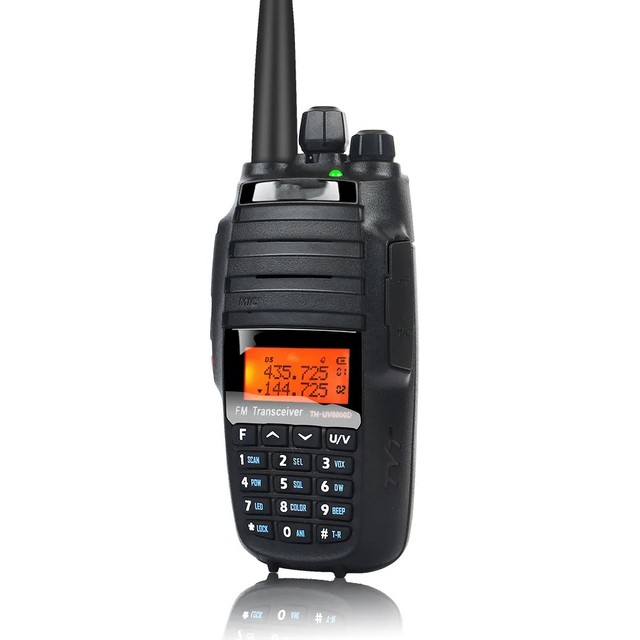 TH-UV8000D Dual Band Handheld Walkie Talkie VHF UHF Repeater 2 Way Long Range Portable Radio