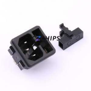 RT-C14B-A00-13-R AC Power Connector Through hole Component (THT) Connector IEC 320-C14 1 3 Panel Mount - Product Image 1