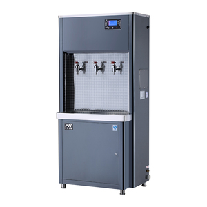 <span class=keywords><strong>Fontaine</strong></span> <span class=keywords><strong>à</strong></span> eau commerciale en acier inoxydable <span class=keywords><strong>à</strong></span> 3 robinets, chaud/froid, avec système de filtration, sur pied, grande capacité - Product Image 2