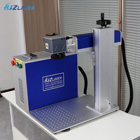Machine de marquage laser à fibre portative pour le marquage d'équipements de fitness DXF/PLT/AI/BMP avec positionnement flexible