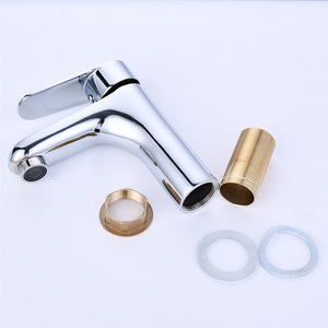 New Kinh Tế nan'an giá rẻ Brass tàu ngầm Shape Chrome mạ lưu vực Chrome vòi <span class=keywords><strong>Mixer</strong></span> cho khách sạn căn hộ - Product Image 5