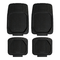Tapis de sol de voiture universels VIAIR en TPE toutes saisons, 4 pièces, à bords profonds, épaisseur 10 mm, qualité supérieure, vente en gros usine