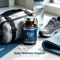 Comprimés de zinc certifiés ISO sous marque privée, haute puissance, 50 mg, favorisent la santé immunitaire, soins de la peau, complément alimentaire, faible MOQ