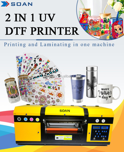 Uv Dtf Printer 2 in 1 Roll to Roll 30cm Dual XP600 A3 DTF UV Printer Impresora With <b>Laminator</b> for Crystal Stickers - Product Image 4