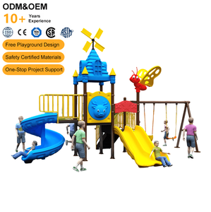CE-gecertificeerde kinderspeelset van kunststof voor buitengebruik, geschikt voor resorts, parken en achtertuinen. - Product Image 3