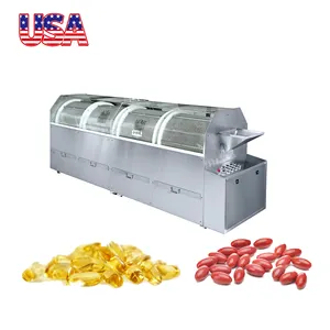 Softgel making machine gelatin perparing system softgel dryer drum