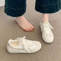 Chaussures de sport décontractées roses pour femmes, à lacets, couleur unie, en maille respirante, style rétro, talon bas, nouvelle collection Printemps/Été 2026