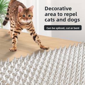 <span class=keywords><strong>Tapis</strong></span> <span class=keywords><strong>anti</strong></span>-griffures pour chat Yun Linen, <span class=keywords><strong>tapis</strong></span> rayé pour animaux de compagnie, barrière pour animaux de compagnie, canapé, lit, efficace pour empêcher les <span class=keywords><strong>chats</strong></span> et les chiens de faire pipi sur le lit - Product Image 3