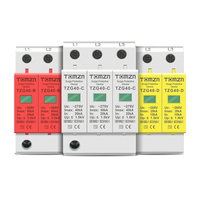 AC SPD 3P 10-20KA 20-40KA 30-60KA 275V 385V maison parafoudre dispositif de protection parafoudre basse tension