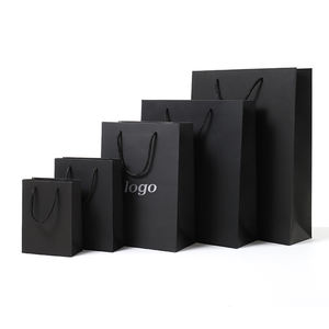 Offre Spéciale sac cadeau <span class=keywords><strong>de</strong></span> luxe en papier kraft blanc noir écologique avec poignées pour l'emballage des vêtements Impression <span class=keywords><strong>de</strong></span> logo pour les gâteaux aussi! - Product Image 5