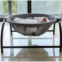 Lit pour animaux de compagnie rond autoportant respirant personnalisé, hamac pour chat, nid pour chat, lit pour chien et chat