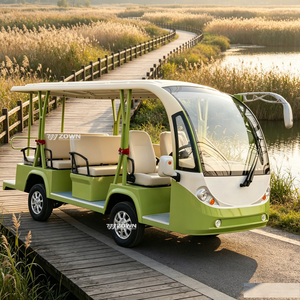 Bus touristique à énergie verte, alimenté au lithium, sans pollution, véhicule respectueux de l'environnement - Product Image 1