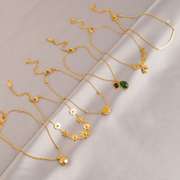 Nouveaux designs d'usine : Bracelet de cheville féminin tendance en acier inoxydable véritable plaqué or, résistant au ternissement et étanche
