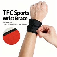 Bande de soutien réglable en néoprène écologique pour le poignet, idéale pour le badminton, le fitness et l'exercice – Bande de compression unisexe pour le corps