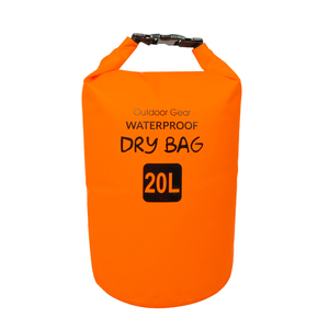 Popüler PVC kuru çanta motosiklet 20L 500D PVC su geçirmez DryBag yüzen botla balıkçılık yüzme su sporları açık dişli kamp
