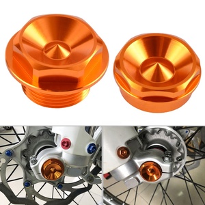 Vis d'essieu avant à Billet en nickel ecnc, pour <span class=keywords><strong>KTM</strong></span> 125 — 450 XC XCF SX SXF 2003 — 2014, pièces - Product Image 2