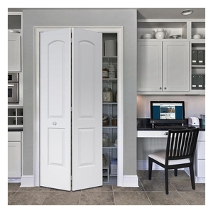 <span class=keywords><strong>Porte</strong></span> de placard <span class=keywords><strong>pliante</strong></span> blanche à <span class=keywords><strong>2</strong></span> panneaux pour la décoration de la maison Portes coulissantes pliantes <span class=keywords><strong>en</strong></span> bois massif - Product Image 1