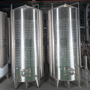 Cuve de fermentation sous pression à double enveloppe en acier inoxydable pour la production d'alcool 2000L, refroidissement au glycol pour <span class=keywords><strong>cidre</strong></span> de poire - Product Image 4