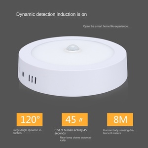 Led hồng ngoại cơ thể con người cảm ứng bảng điều chỉnh đèn bề mặt gắn Downlight cảm ứng đèn Bảng điều chỉnh ánh sáng lò vi sóng Radar âm thanh và LI - Product Image 3