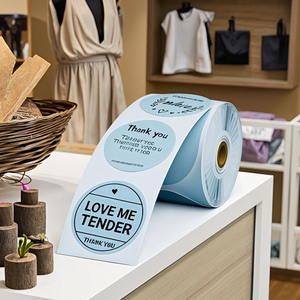 Phomemo tự dính trực tiếp Màu nhiệt vận chuyển Nhãn dán nhãn Vinyl vận đơn cho mỹ phẩm hậu cần hàng hóa cho gói quà - Product Image 5