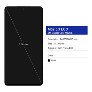 Pantalla LCD para Teléfono Móvil M52 5G, Pantalla LCD OLED de Repuesto para M52 5G con Marco - Product Image 2