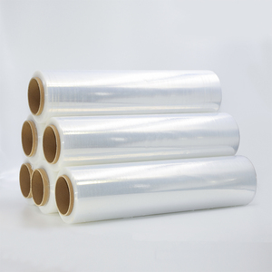 Factory Manufactured Heavy-Duty Waterproof Transparent Soft PE Stretch Film Roll with High Stretchability Customizable - Product Image 2
