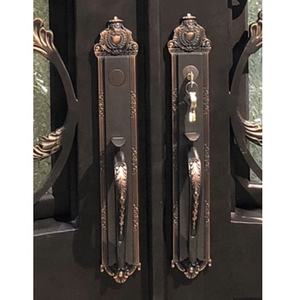 Serrure de porte de taille moyenne de style luxueux en cuivre massif, prix d'usine YZH, pour porte intérieure en bois - Product Image 3