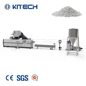 Automatical Single Screw Extruder Air Cooling Strand Pelletizer