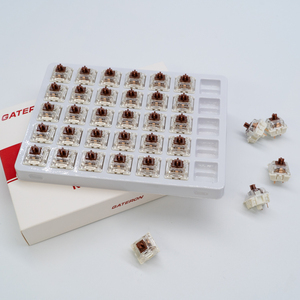 Gateron KS-9 3-Pin 5-Pin ร้อนขายเงียบ RGB สีแดงเชิงเส้น35ชิ้นต่อแพ็ค DIY คีย์บอร์ดเกม - Product Image 6