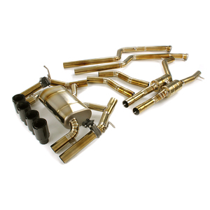2014-2018 BMW M3/M4 F80/F82 S55 3.0T <span class=keywords><strong>Tuning</strong></span> Titanium Catback Système d'échappement Longueur égale Midpipe Valvetronic Modèle M2 Car Pipe - Product Image 3