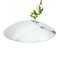 Nouveau Miroir Convexe en Verre Chromé en Aluminium de 5', 6', 7', 8', 8.5' pour Rétroviseur Latéral de Camion, Verre Courbé à Montage Universel, Vente en Gros