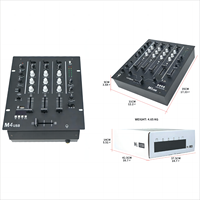 Série de mélangeurs DJ USB M6 Mini amplificateur à écho USB numérique professionnel Console de mixage 4 canaux Contrôleur de son DJ Mélangeur audio