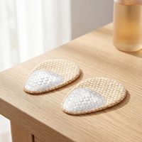 Coussinets en gel de silicone pour l'avant-pied pour femmes, absorption des chocs et protection contre les chocs pour talons hauts, respectueux de la peau, taille unique, abricot