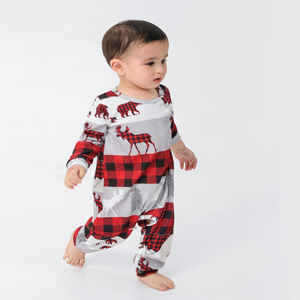 Cute Family Sleepwear Baby Boys Girls Women Men <strong>Pet</strong> Loungewear Long Sleeve Polyester Wild Animal Printed Christmas Pajamas Set - Product Image 6
