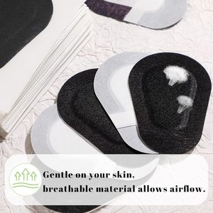 แผ่นปิดตาแบบมีกาว 80 ชิ้น, แผ่นปิดตาสำหรับผู้ใหญ่ แผ่นปิดตาแบบใช้แล้วทิ้ง ปราศจากน้ำยาง ผ้าพันแผลแบบมีกาวสำหรับเด็กทารกและเด็ก - Product Image 5